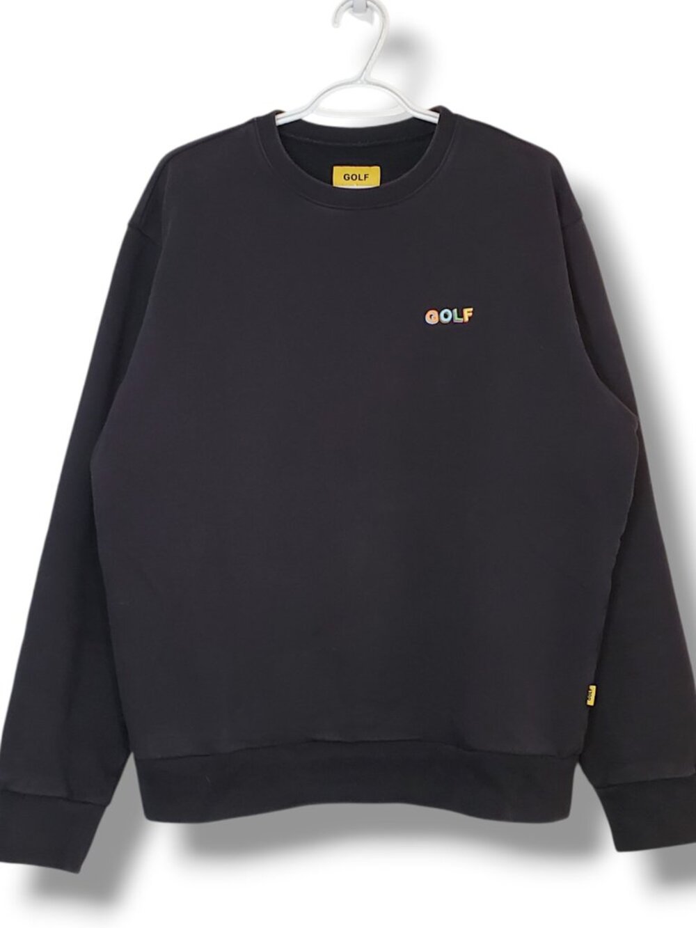 Golf Wang Logo Crewneck Sweater Black Size L